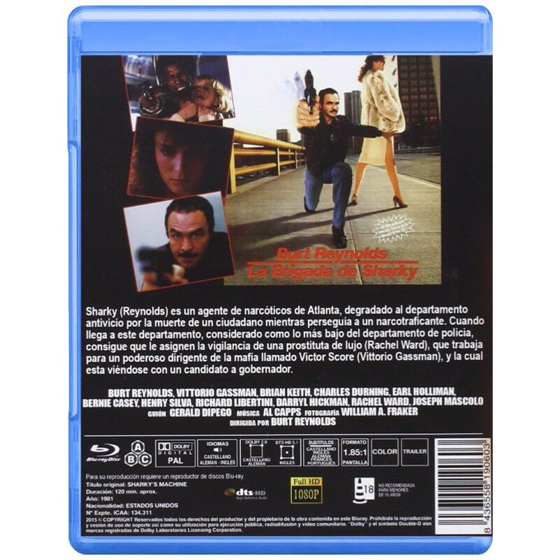 La Brigada De Sharky (1981) [blu-ray] Sharky's ... image number null