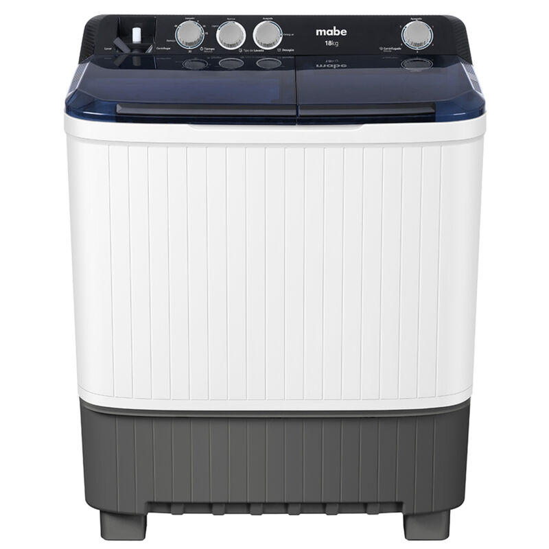 LAVADORA MABE LMDX8124HBAB DOBLE TINA 18KG BLAN... image number null