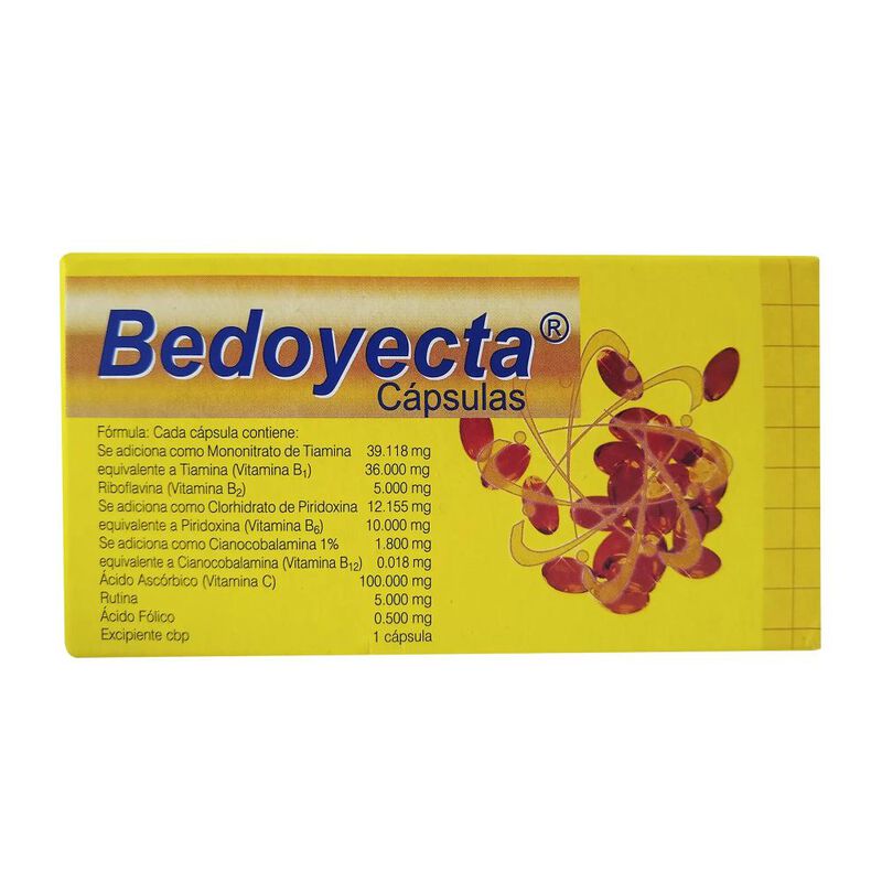 Bedoyecta Multivitam&iacute;nico Complejo B Suplemento... image number null