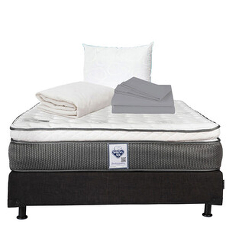 Colchón Matrimonial Spring Air Phantom + Box Di... image number null