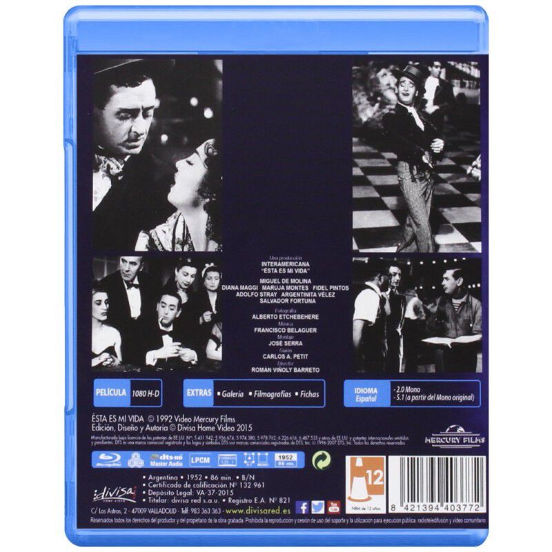 &Eacute;sta es mi vida [Blu-ray] image number null