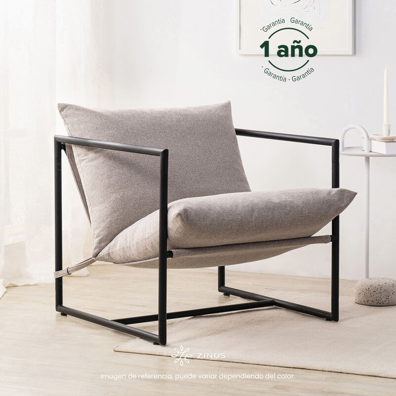 Zinus | Silla De Metal Zinus Aidan Con Cojines ... image number null