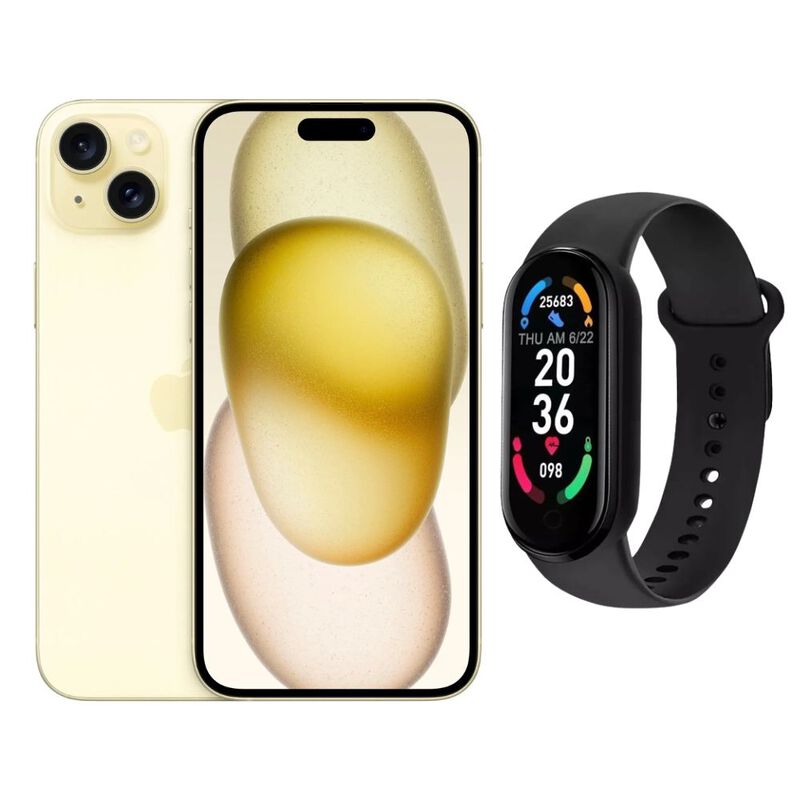 iPhone 15 128GB Amarillo CHIP Reacondicionado +... image number null