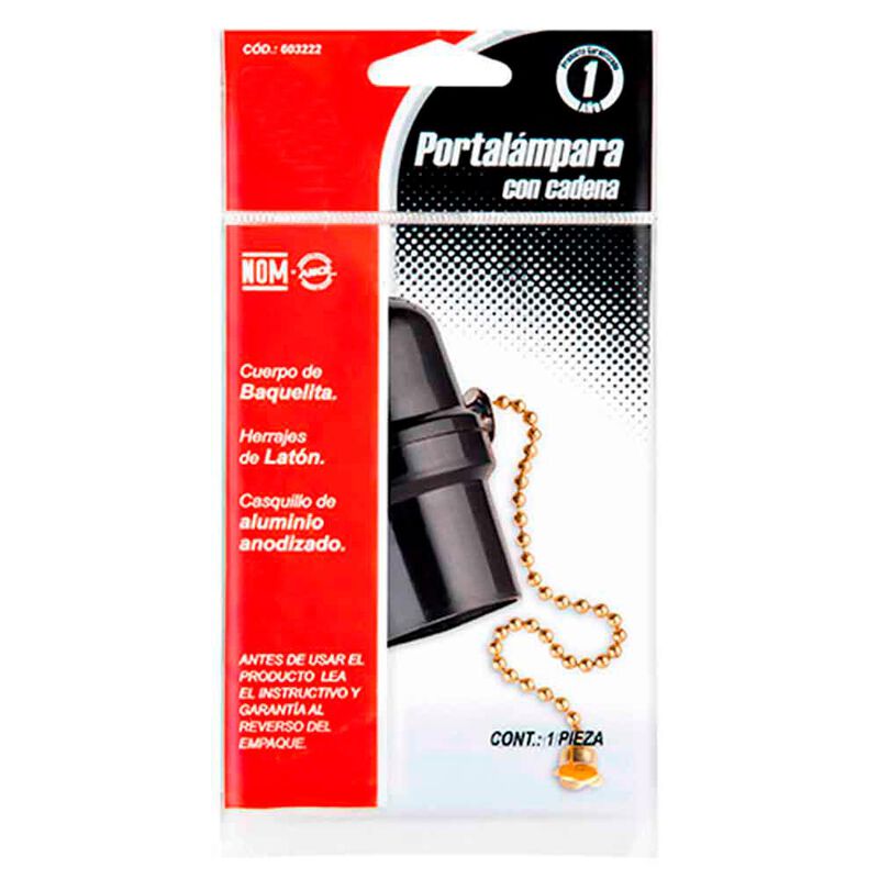 Portal&aacute;mpara de baquelita con interruptor de ca... image number null