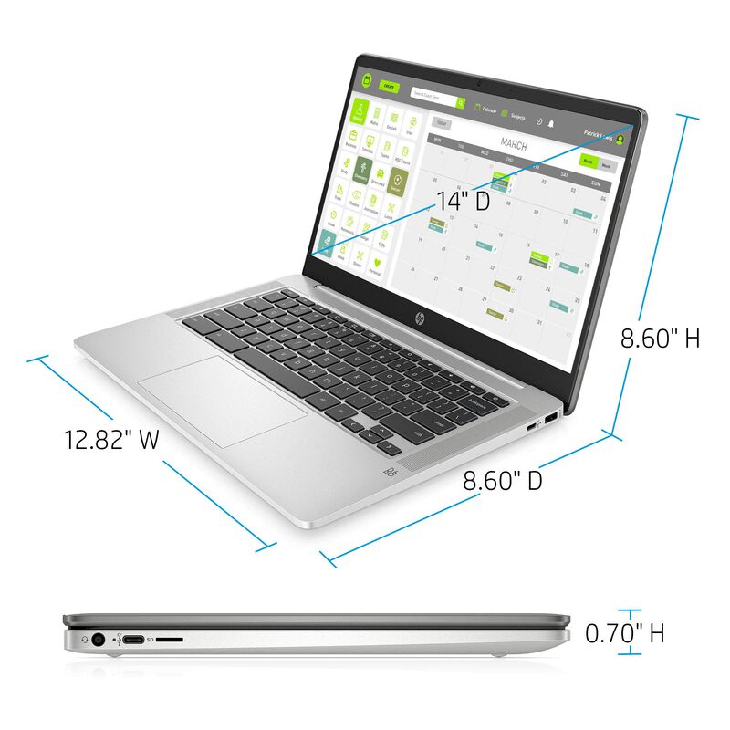 Computadora Port&aacute;til Hp Chromebook Con Pantalla... image number null