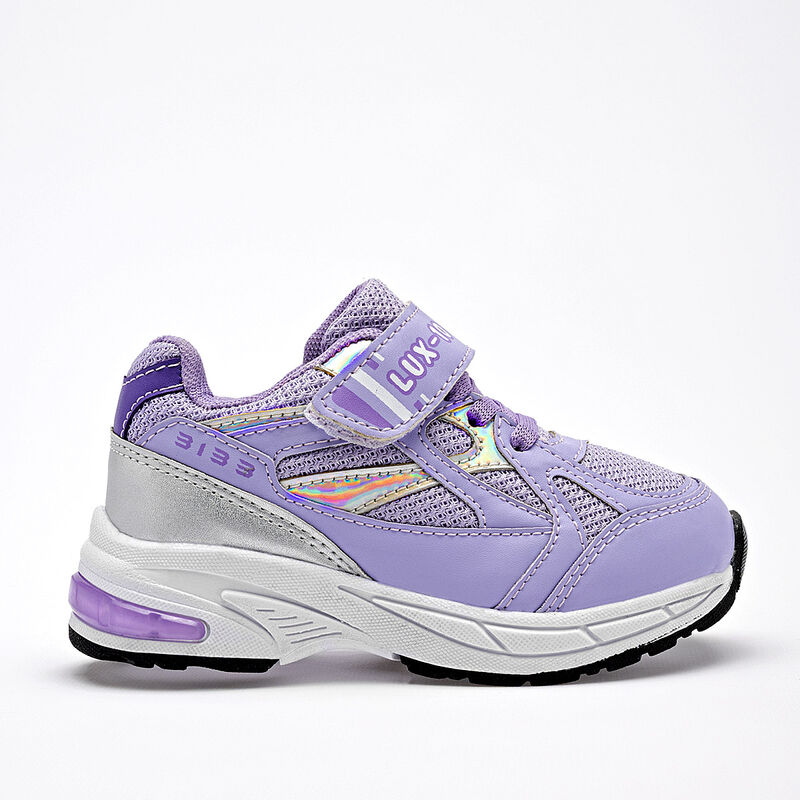 Lux-10 tenis para BEB&Eacute; lila plata morado cod 14... image number null
