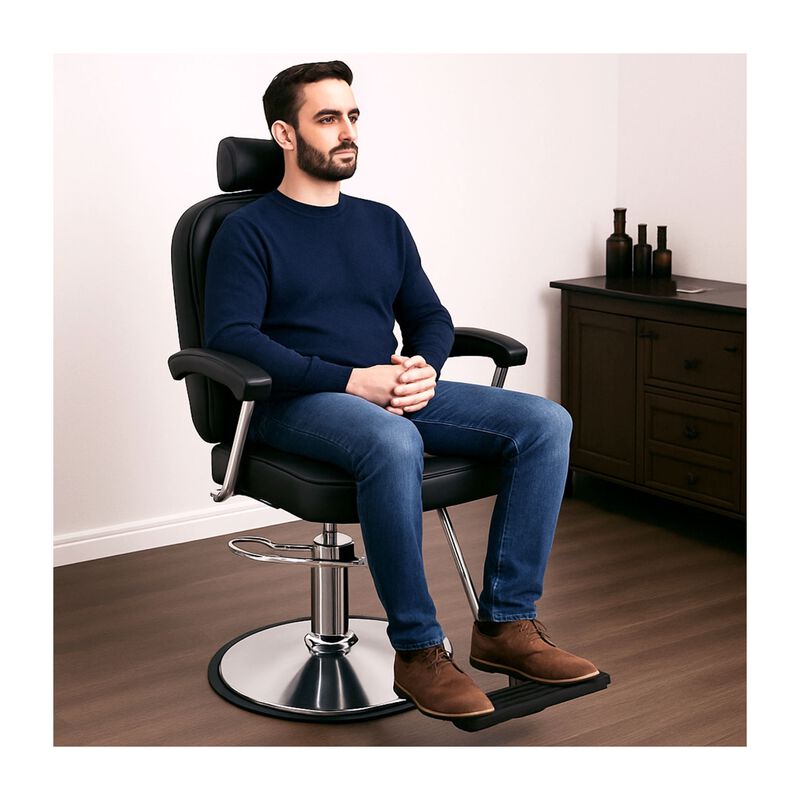 Sillon Silla Barberia Estetica Clasica 360&deg; Mod... image number null