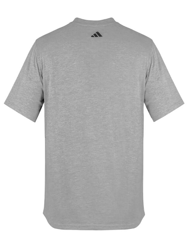 Playera De Manga Corta Cuello Redondo Gris - Lo... image number null
