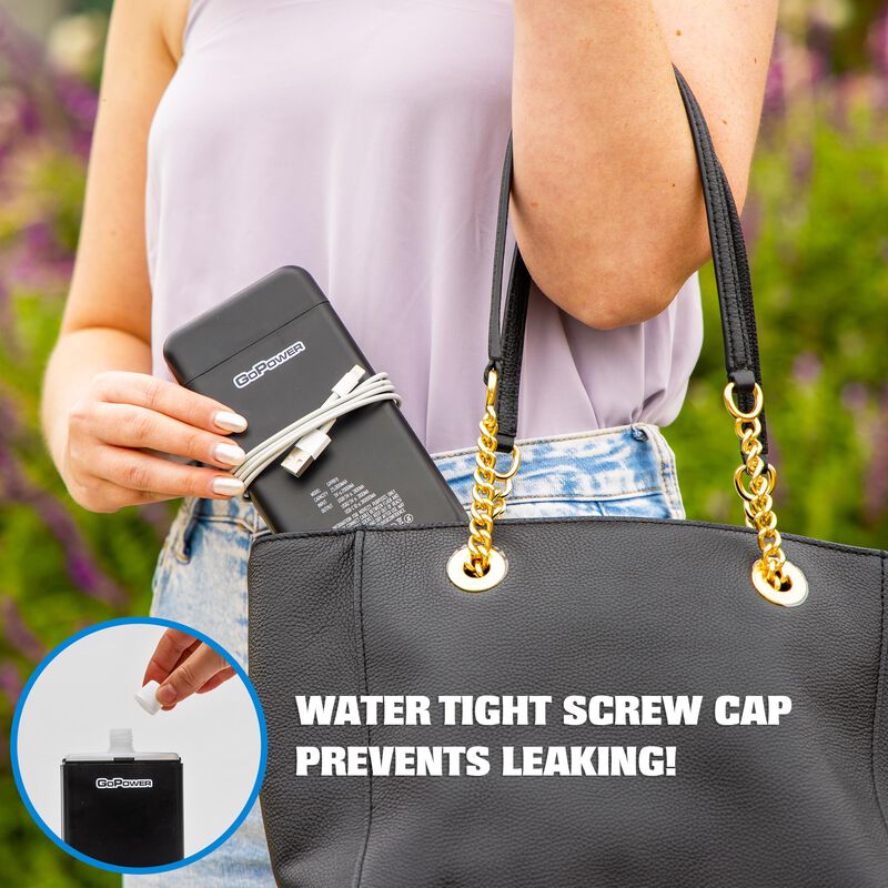 Flask Gopong Power Bank, 240 Ml, Alcohol Oculto... image number null