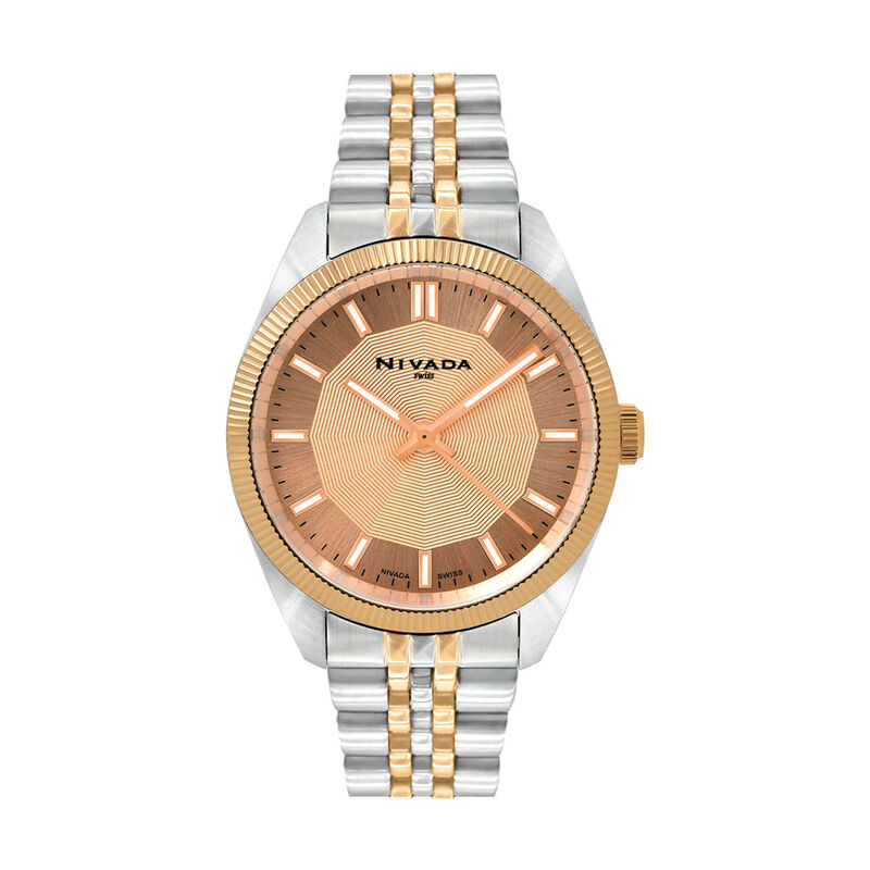 Reloj Nivada Corporate Cab. Bicolor Rosa Carat.... image number null