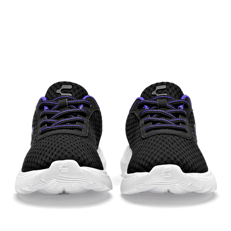 Charly tenis deportivo para ni&ntilde;a negro cod 1396... image number null