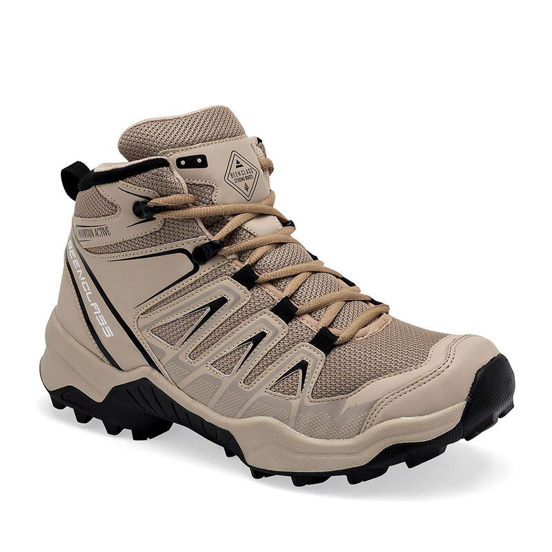 Been Class Zapato hiking para hombre beige negr... image number null