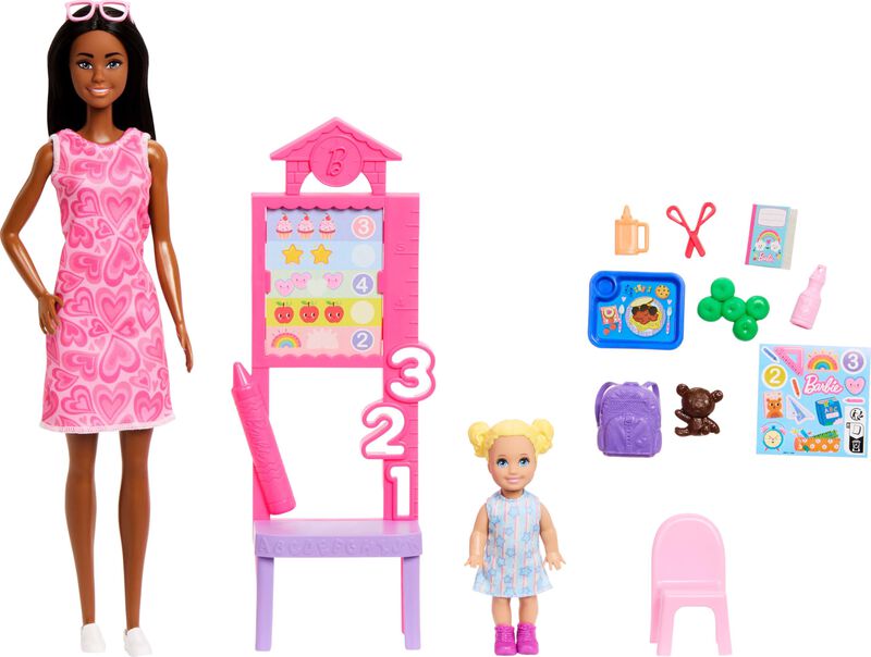 Mu&ntilde;eca Barbie Profesora Con Accesorios Para Ni&ntilde;... image number null