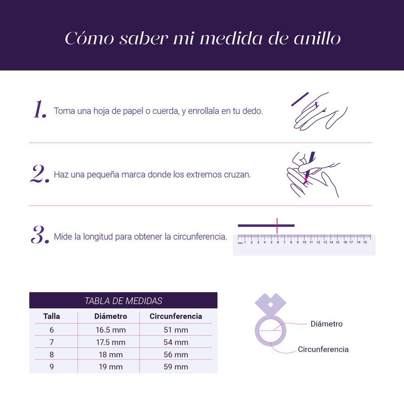 Anillo de Compromiso LuckyLy Maren Acabado bril... image number null