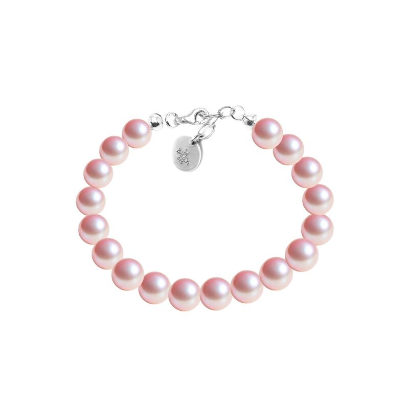 Collar, aretes y pulsera Perlas de cristal senc... image number null