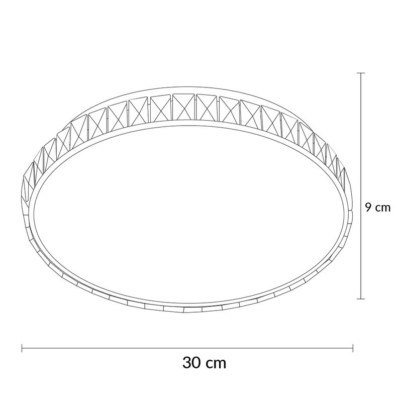 Plaf&oacute;n para techo Wellis 030 Mil Luces image number null