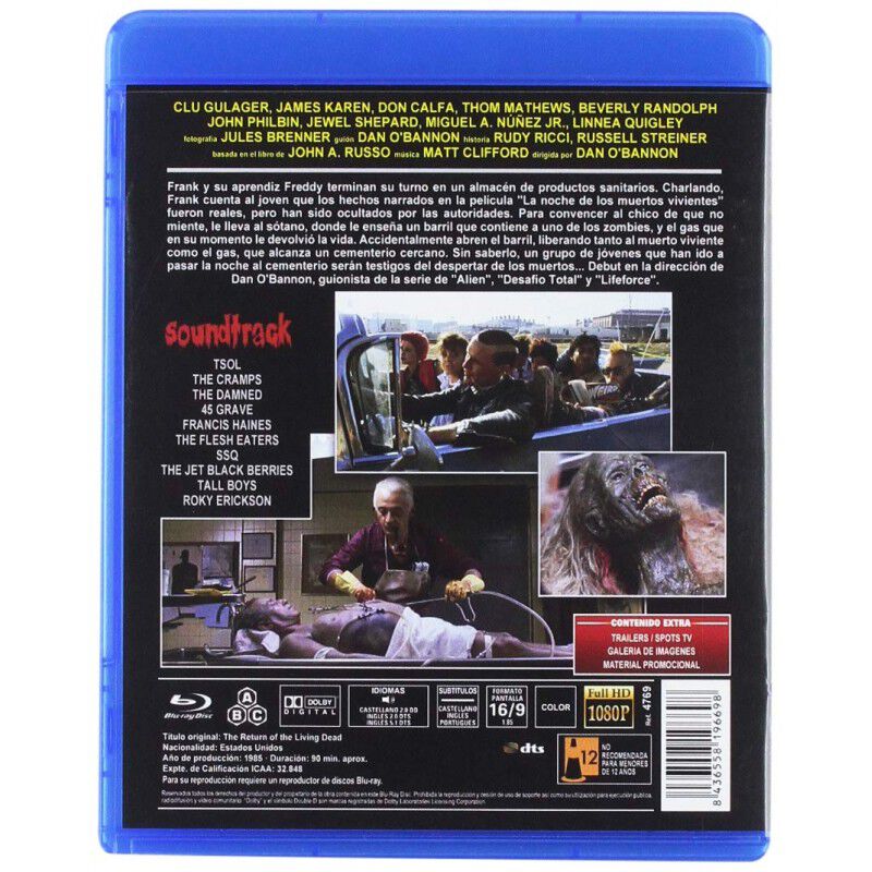 El Regreso De Los Muertos Vivientes [blu-ray] (... image number null