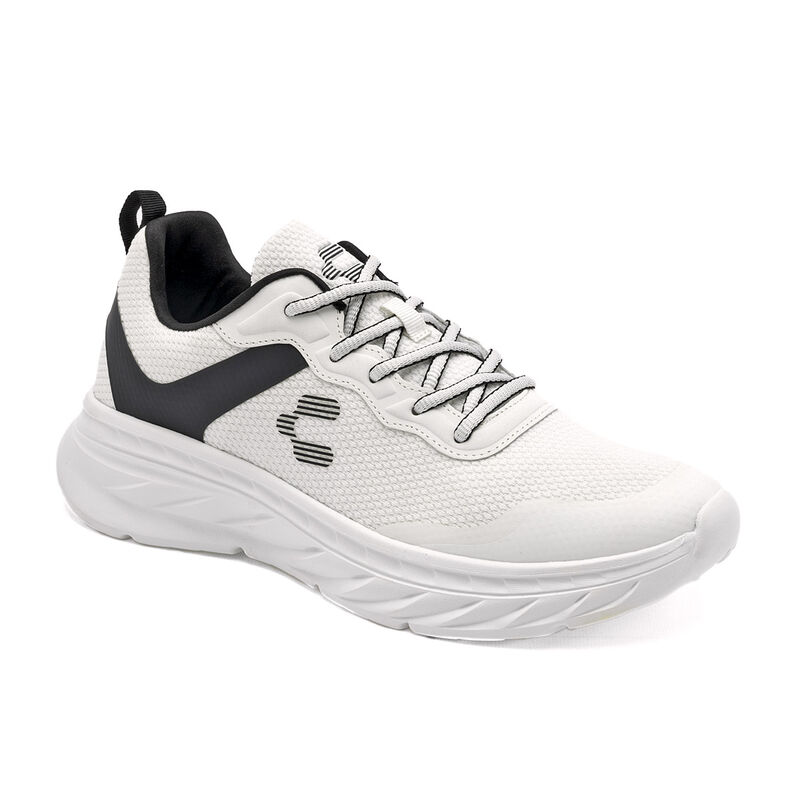 Charly Tenis deportivo para hombre blanco negro image number null