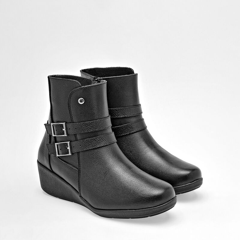 Moramora Bot&iacute;n para mujer negro negro image number null