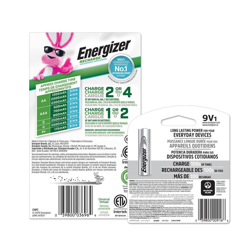 Cargador Universal De Pilas Energizer + 1 Pila ... image number null