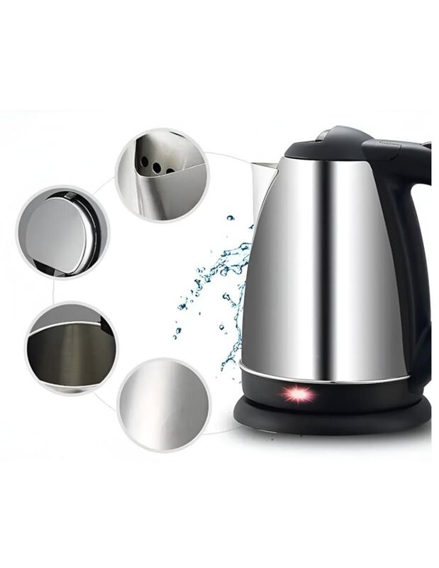 Tetera el&eacute;ctrica Casa BIU acero inoxidable image number null