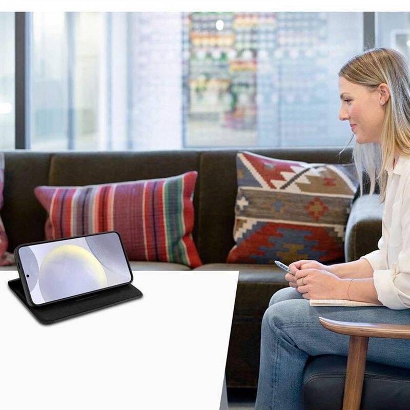 Funda MYBAT Cartera para Samsung S24 PLUS Negra... image number null