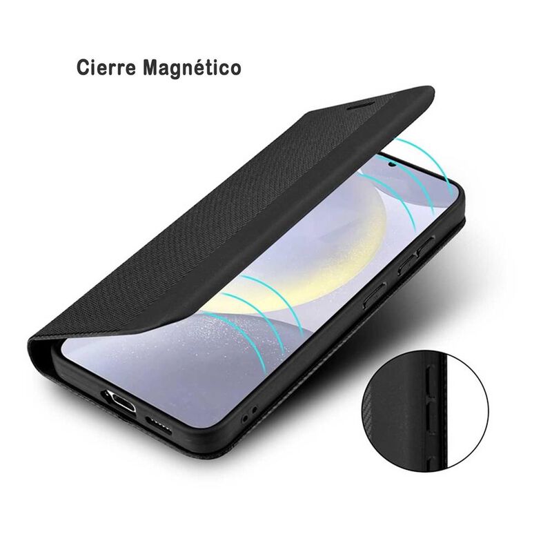 Funda MYBAT Cartera para Samsung S24 PLUS Negra... image number null