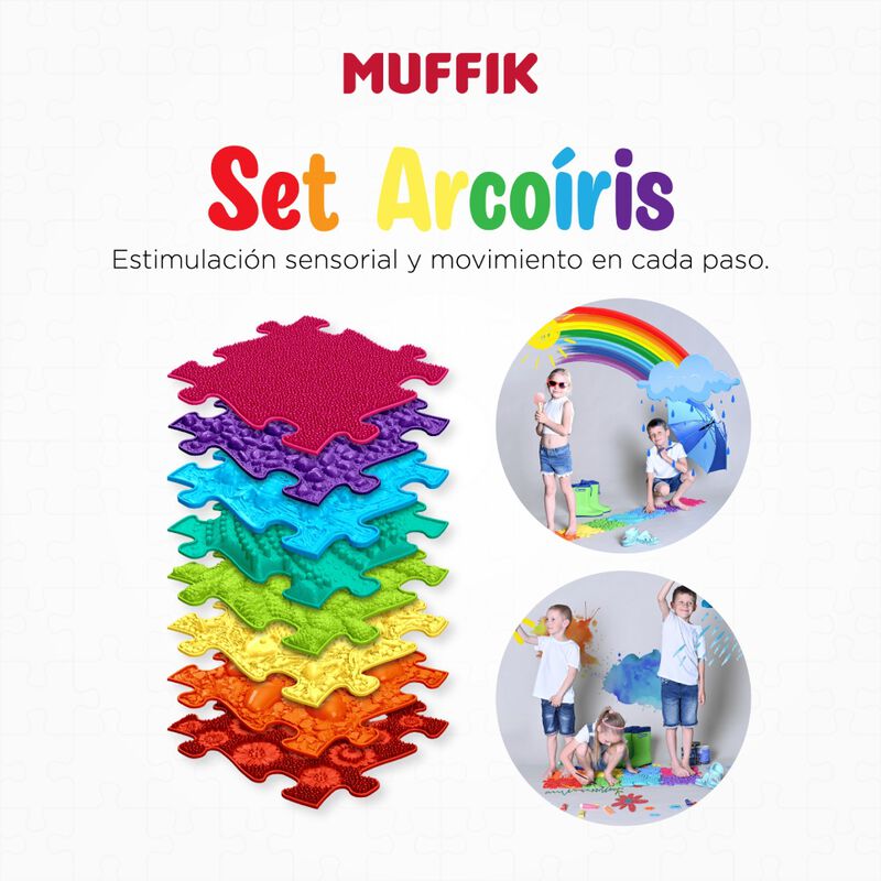 Set De Tapetes Ortop&eacute;dicos Sensoriales Muffik A... image number null
