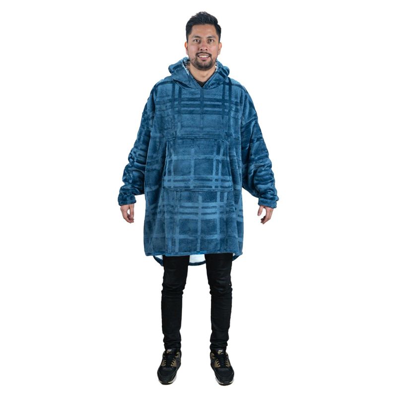 Pijama Adulto Unitalla Sudadera Cobija Azul Mar... image number null