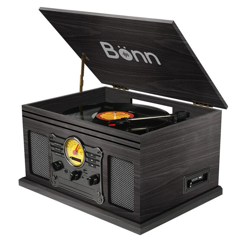 Tocadiscos Vintage bluetooth Multifunci&oacute;n 8 en ... image number null