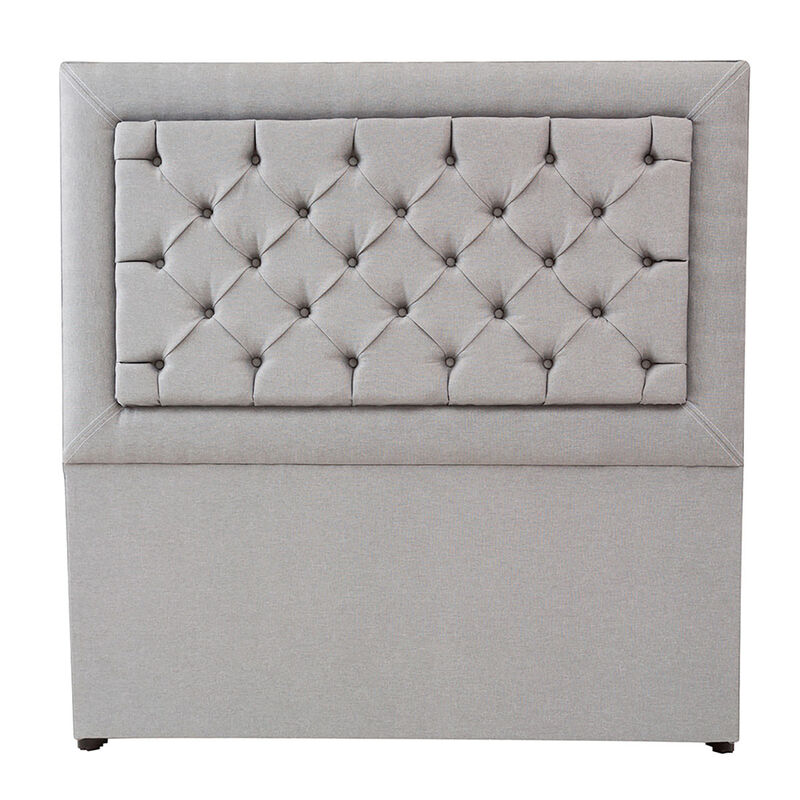 Cabecera King Size Dicasa Mary Gris Claro image number null