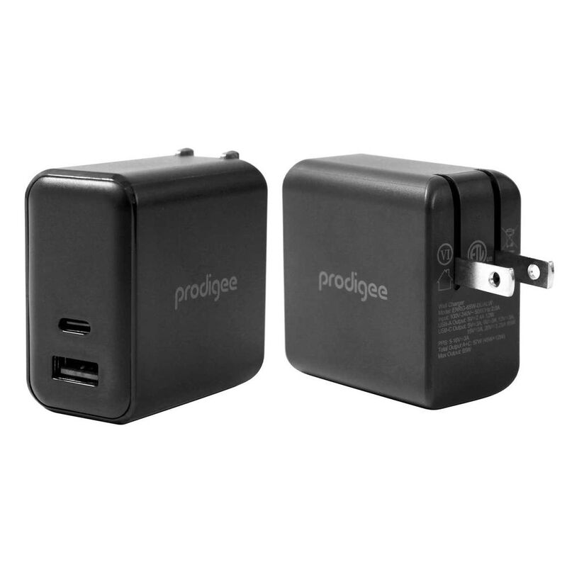 Cargador AC PRODIGEE USB-C GaN PD 65W Dual USB-... image number null