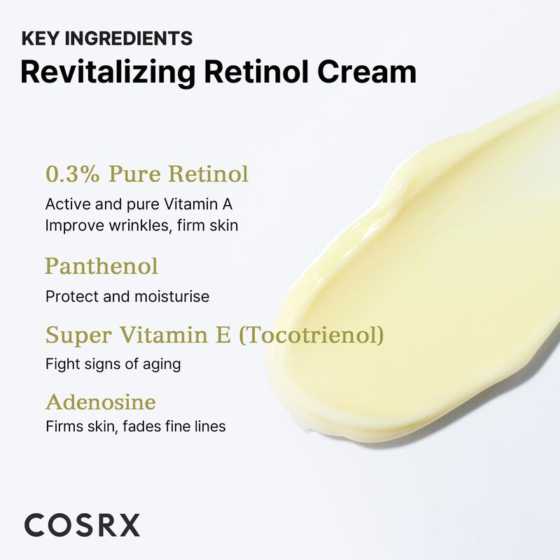 Crema Cosrx Retinol 0,3% Antienvejecimiento Par... image number null
