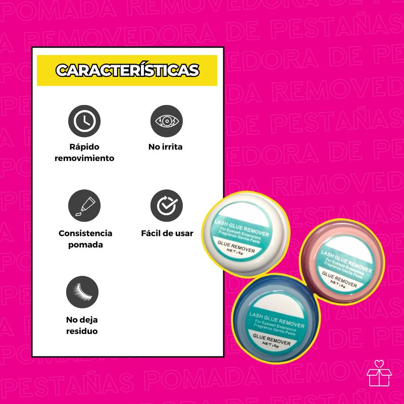 Pomada Removedor Pesta&ntilde;as Mink 1x1 Extensi&oacute;n la... image number null