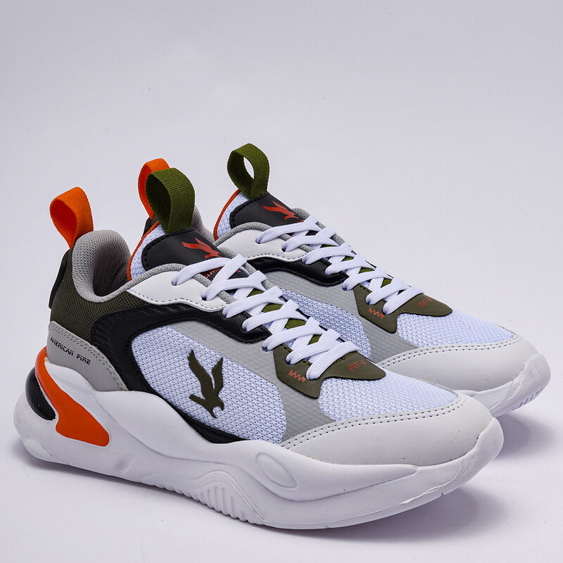 American Fire Tenis urbano para joven blanco ne... image number null