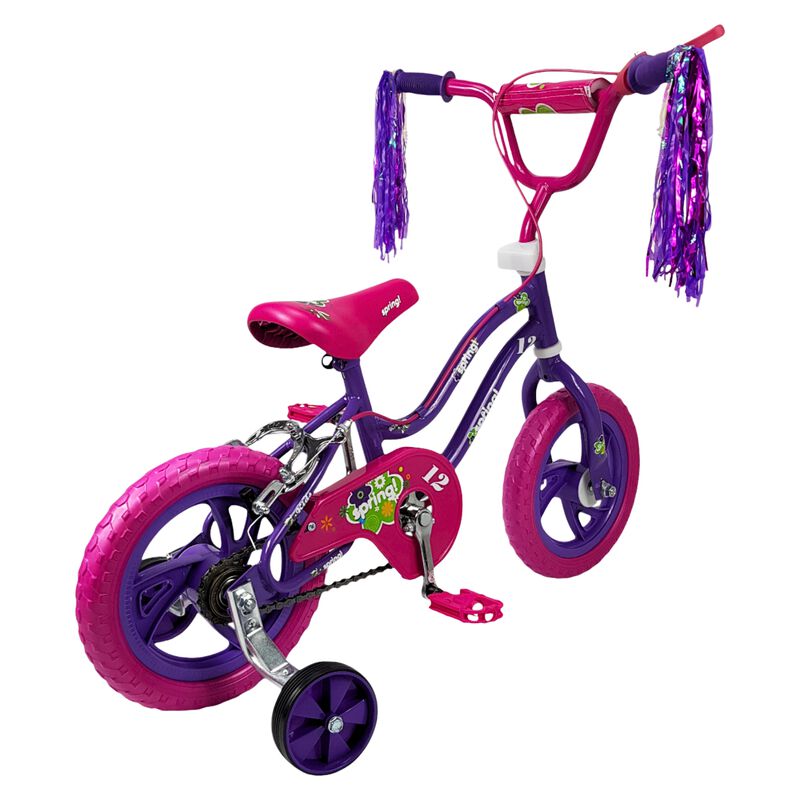 Bicicleta Infantil Ni&ntilde;as R12 Ruedas Auxiliares ... image number null
