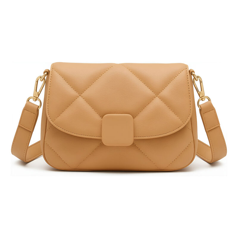 Bandolera Marr&oacute;n Cuero PU image number null