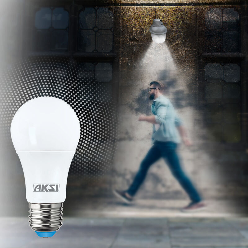 Pack de 10 focos LED Aksi 9W A19 con Sensor de ... image number null