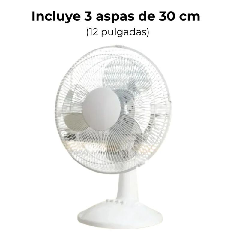 Ventilador De Mesa Mainstays 12 Pulg 3 Velocida... image number null