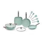 Bater&iacute;a De Cocina Jade Cook Essentials 11 Piezas Verde C0605-00