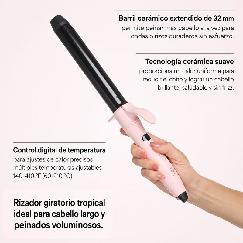 Rizador Profesional Tropical Twist Karma Beauty... image number null
