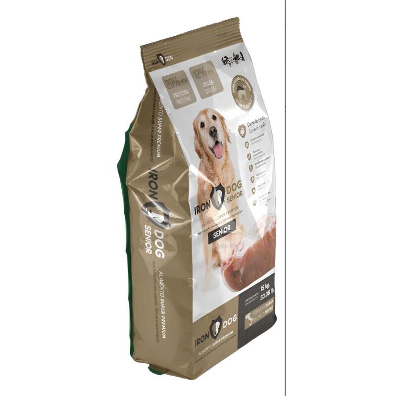 Iron Dog Super Premium Dog Senior 15 Kg Mas Pel... image number null