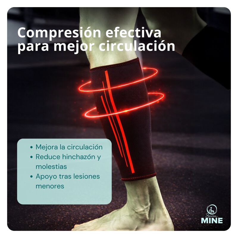 Soporte El&aacute;stico para Pantorrilla &ndash; Manga de Co... image number null