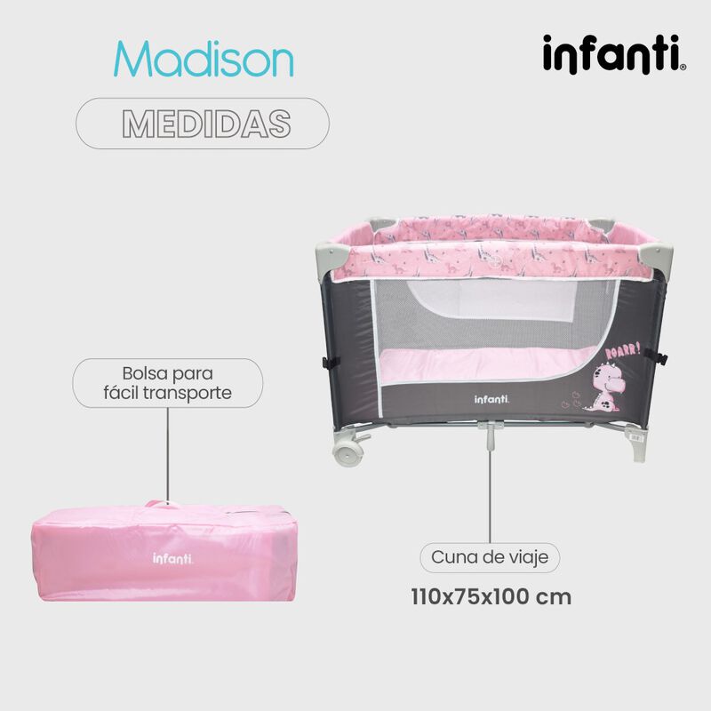 Cuna De Viaje Madison Convertible A Colecho image number null