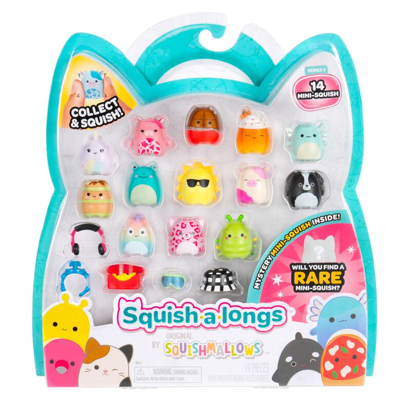 Mini-squish Squish-a-longs, Paquete De 14 Unida... image number null