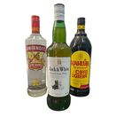 1 Botella Vodka Smirnoff Spicy Tamarindo 750 ml + 1 Botella Black & White Scotch Whisky 750 ml + 1 Botella Kahlua Coffee Liqueur 1L