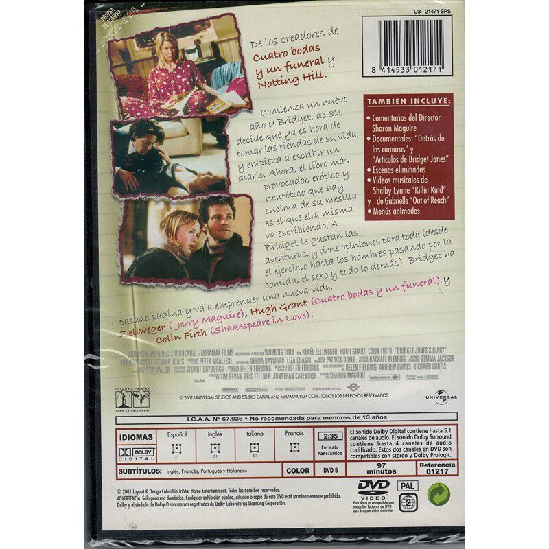 El Diario De Bridget Jones Original Con Extras ... image number null