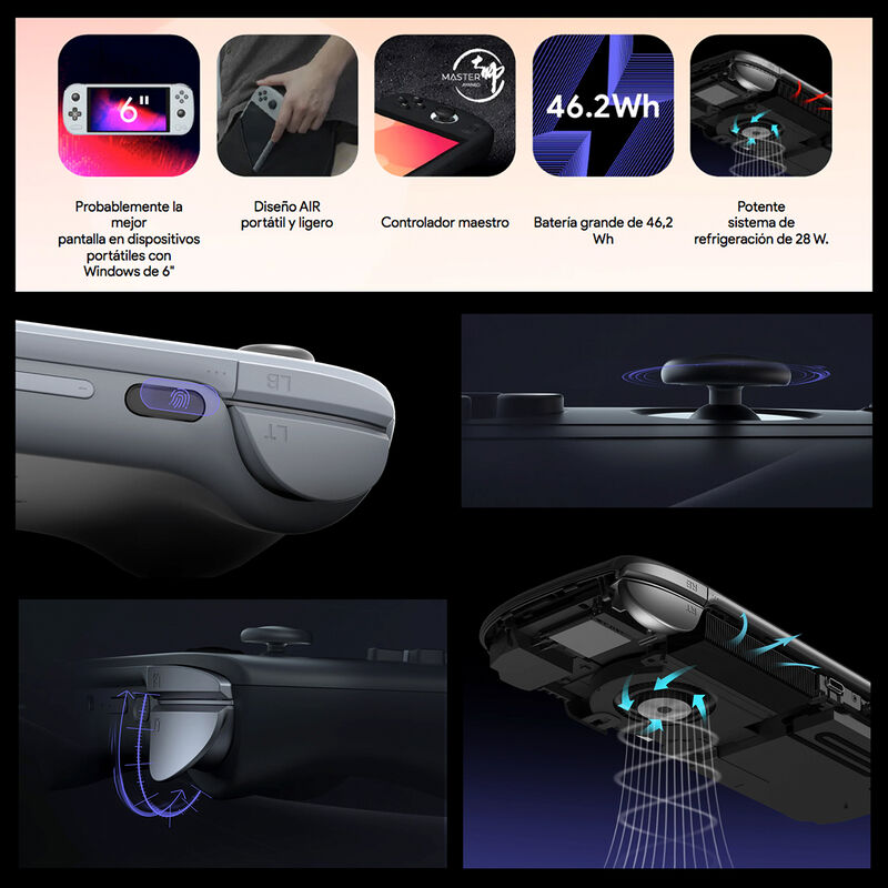 Ayaneo Air Plus 6800U 32GB 2TB Gris image number null