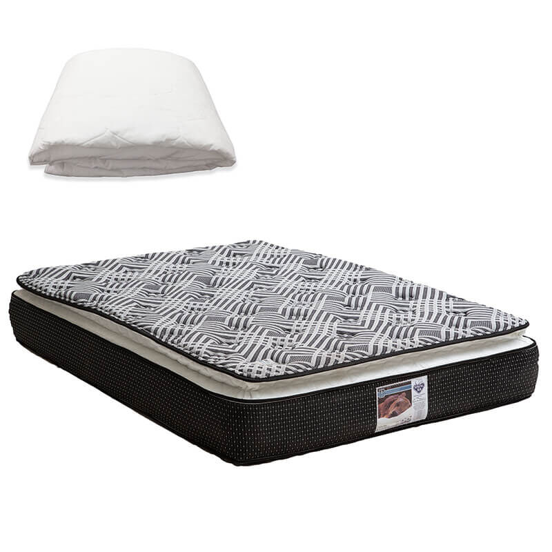 Colch&oacute;n Queen Size Spring Air Omega + Protector image number null