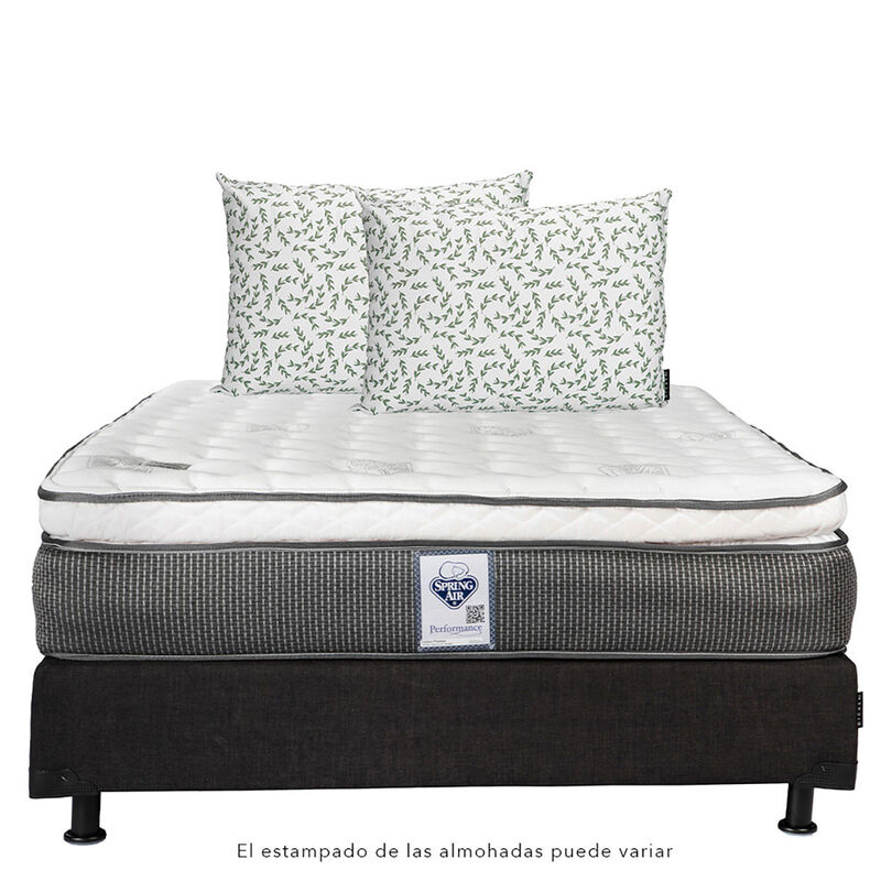 Colch&oacute;n Matrimonial Spring Air Phantom + Box Di... image number null